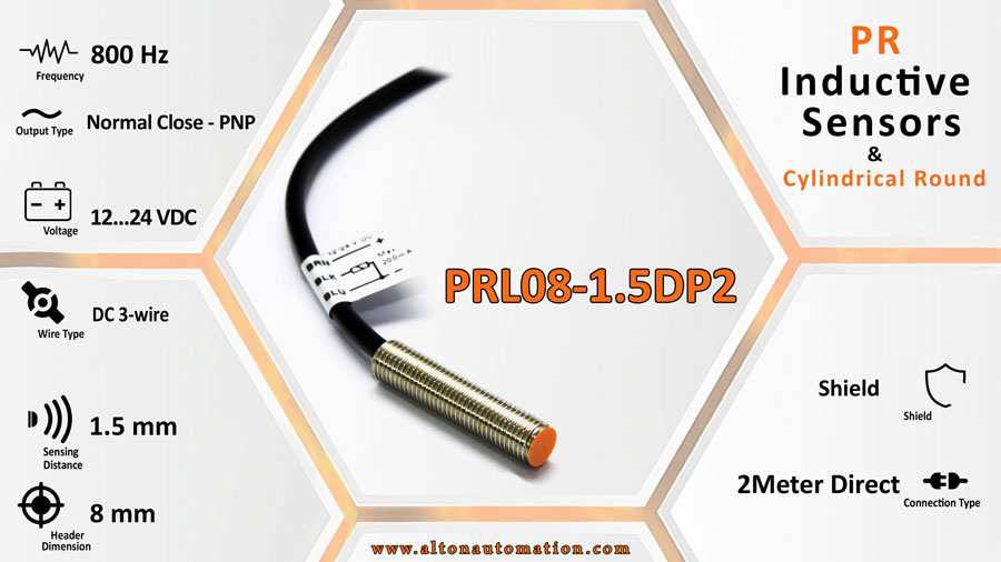 Inductive sensor-PRL08-1.5DP2