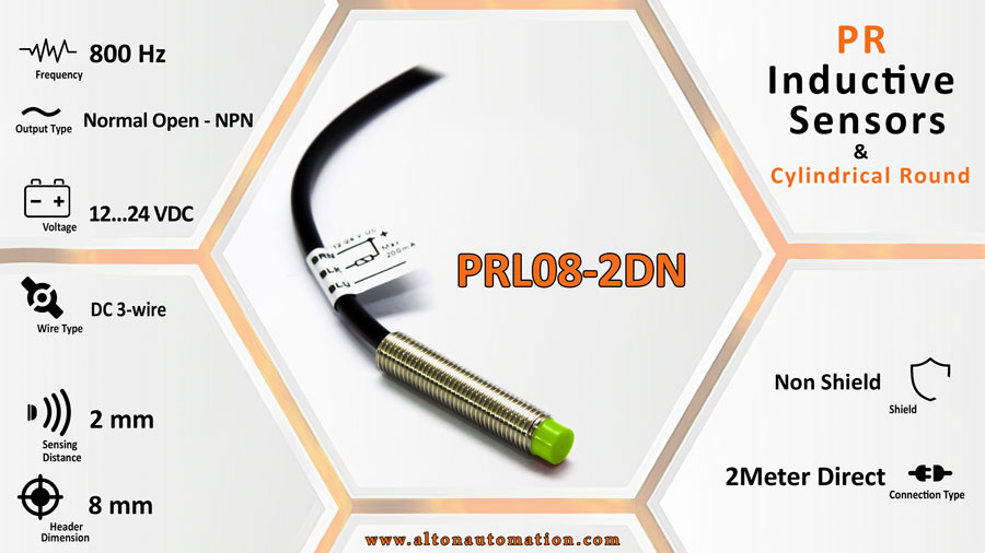 Inductive sensor-PRL08-2DN