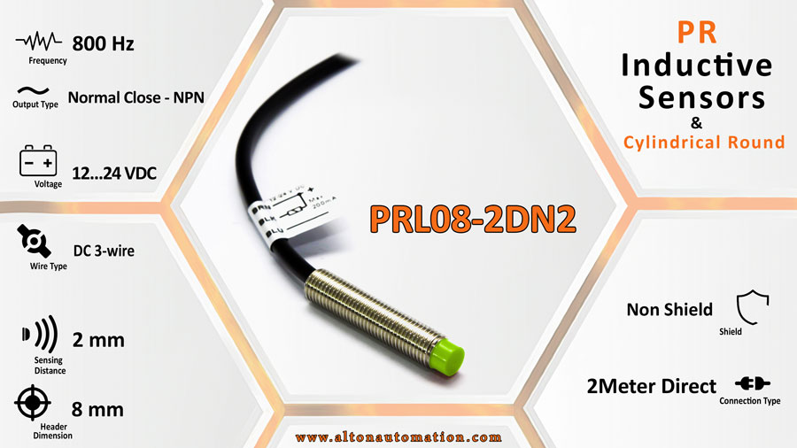 Inductive sensor-PRL08-2DN2