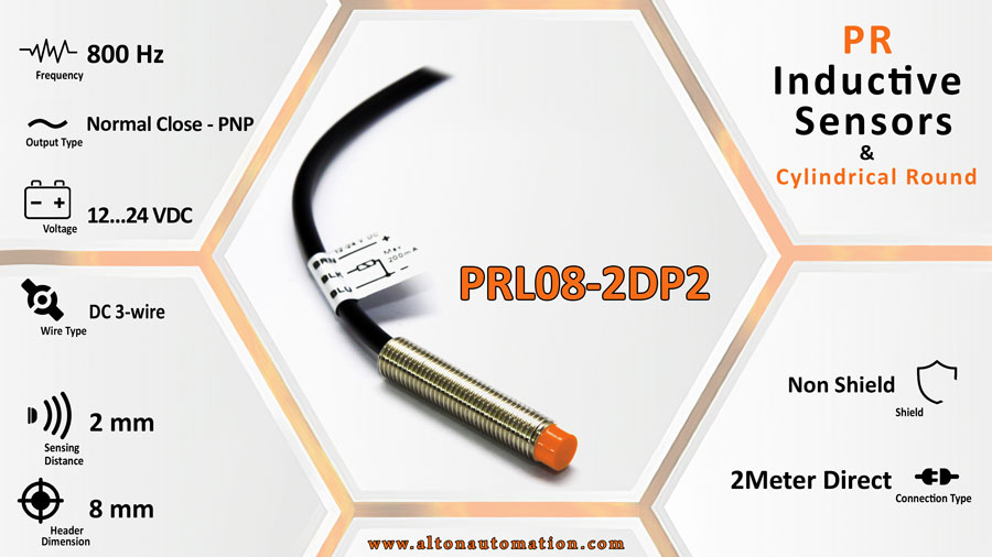 Inductive sensor-PRL08-2DP2