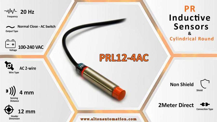 Inductive sensor-PRL12-4AC