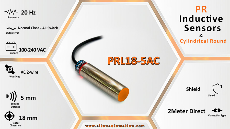 Inductive sensor-PRL18-5AC