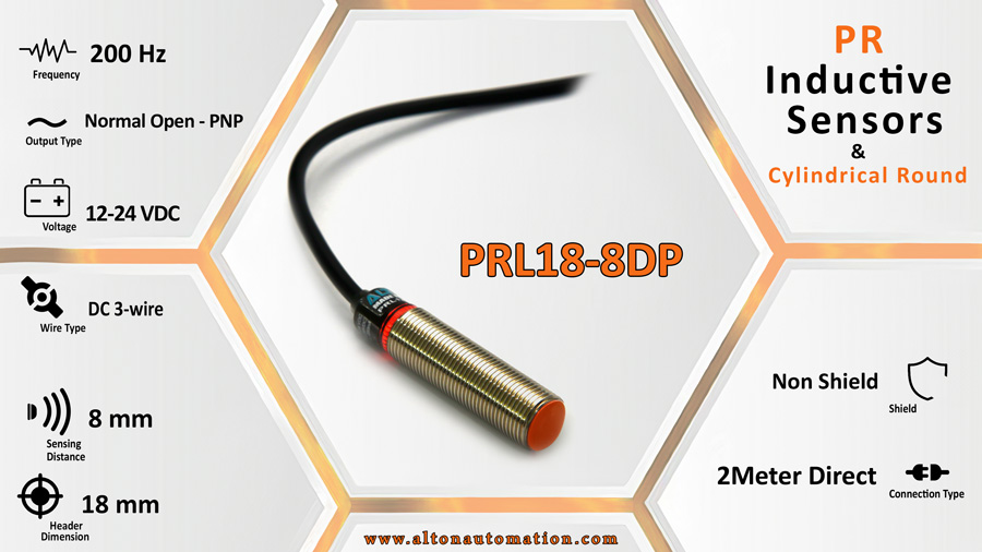Inductive sensor-PRL18-8DP