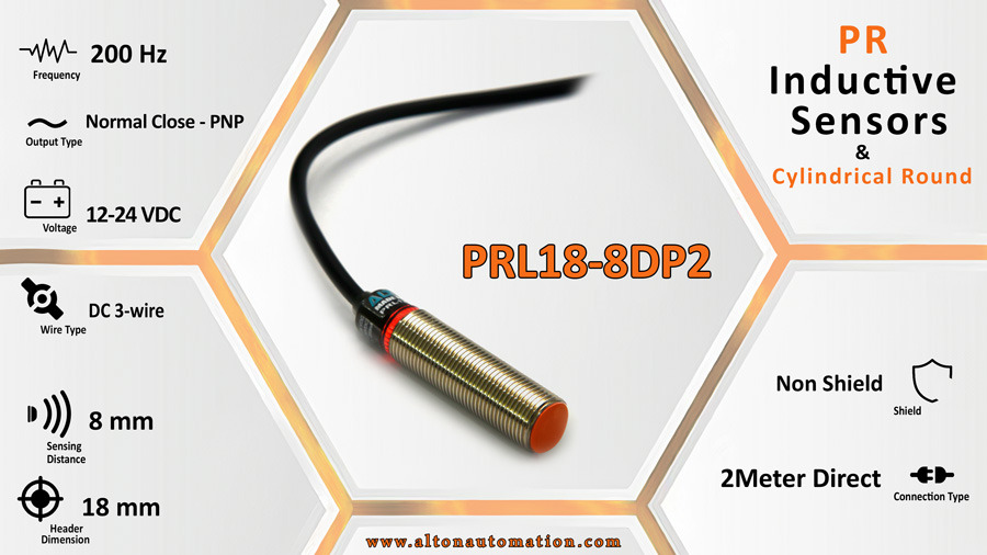 Inductive sensor-PRL18-8DP2