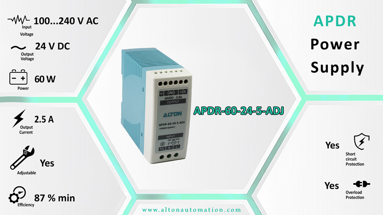 Power Supply-APDR-60-24-5-ADJ